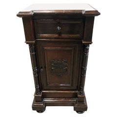  Original Italian Nightstand  with Carrara Marble