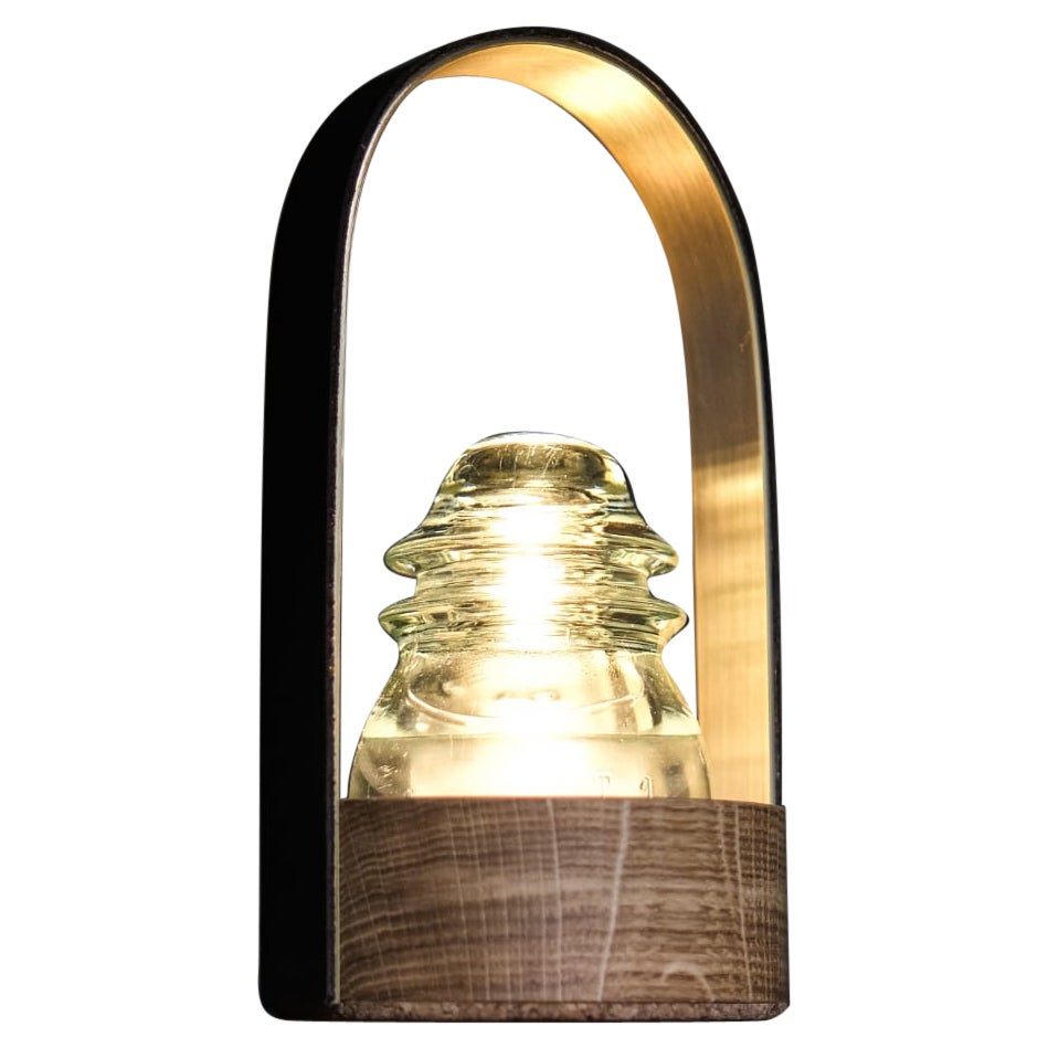 Vitrum  zeitgenssische handgefertigte Tischlampe von Caio Superchi