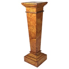 Maitland Smith Hand Painted Tapered Pedestal