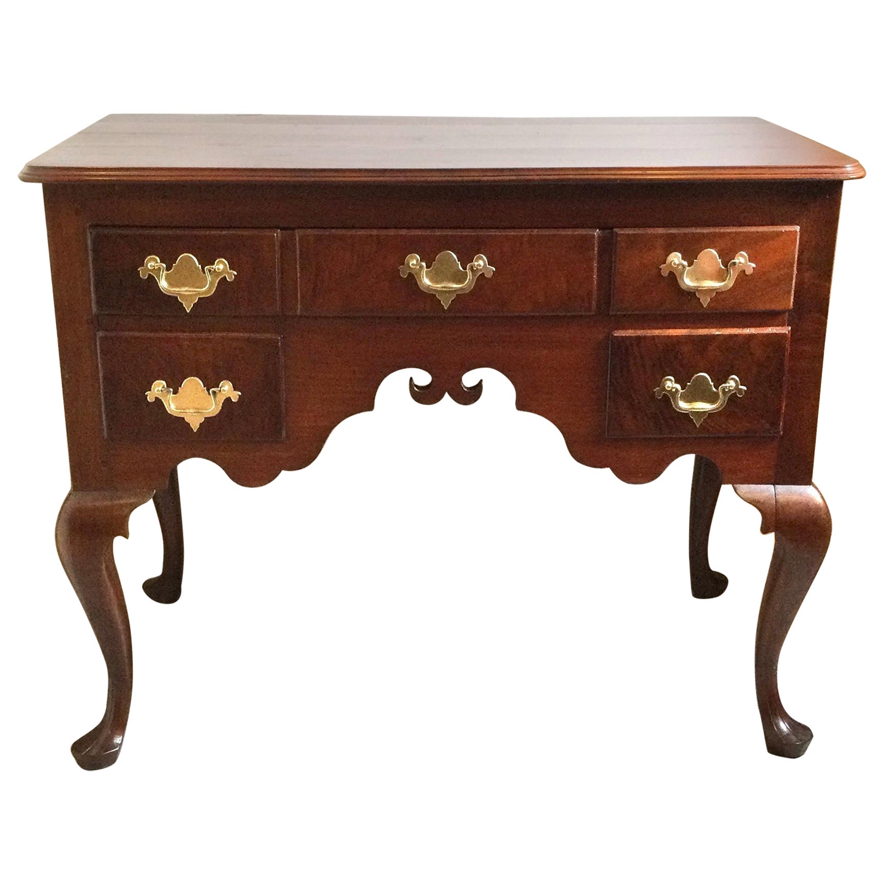 American 18th Century Walnut Lowboy, circa 1780 For Sale