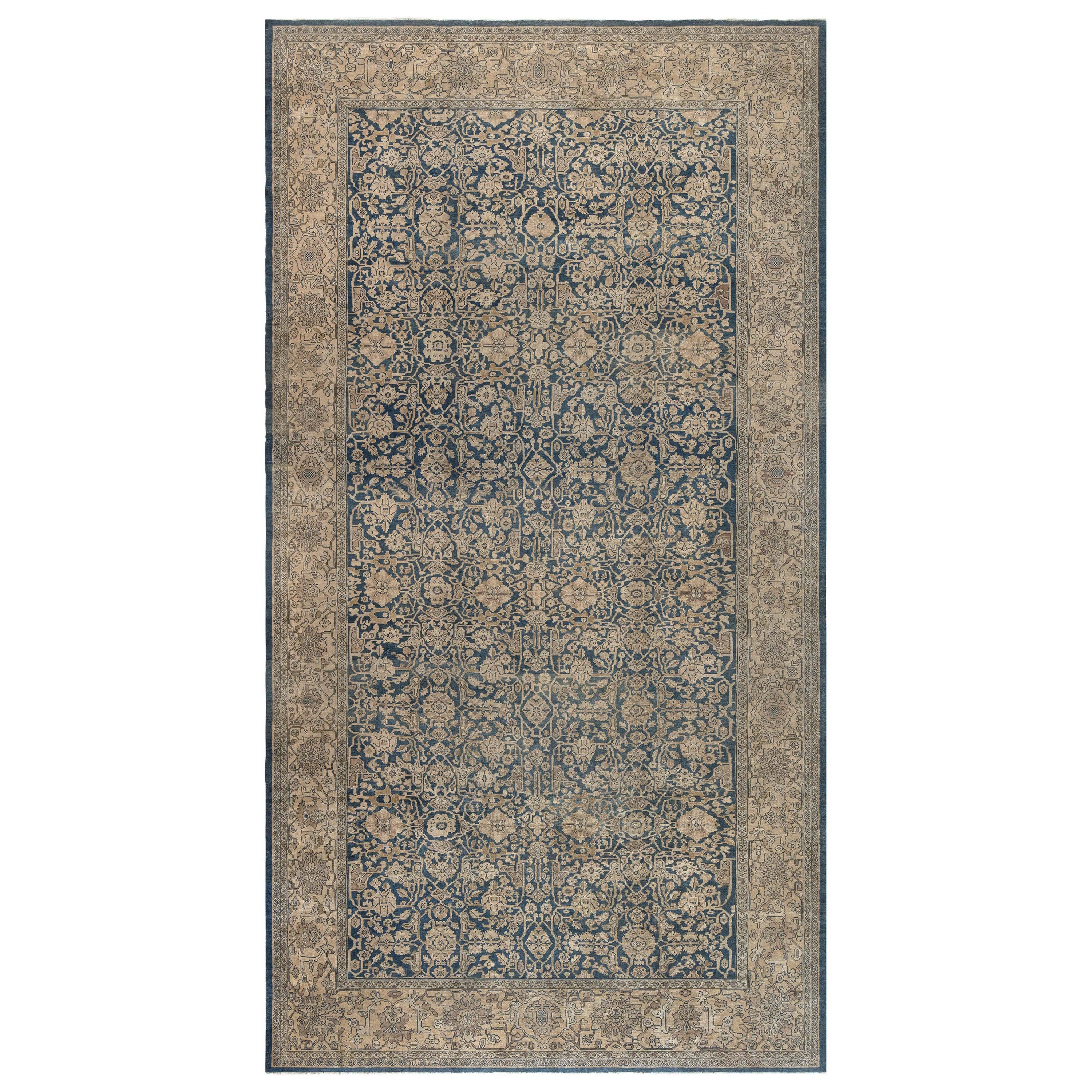 Large Antique Persian Sultanabad Carpet For Sale