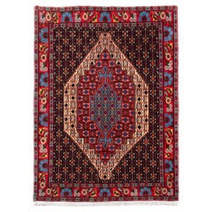 Tapis persan Senneh avec médaillon central