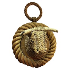 Audoux Minet Rope and Rattan Bull Head