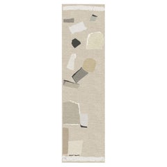 Rhizomes Cobble Stone Tabac Hand Knotted Rug by Charlotte Culot