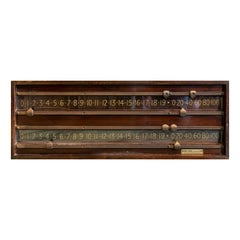 Vintage 1980s Billiard Scoreboard "Willie Holt" 'Brunley' Ltd
