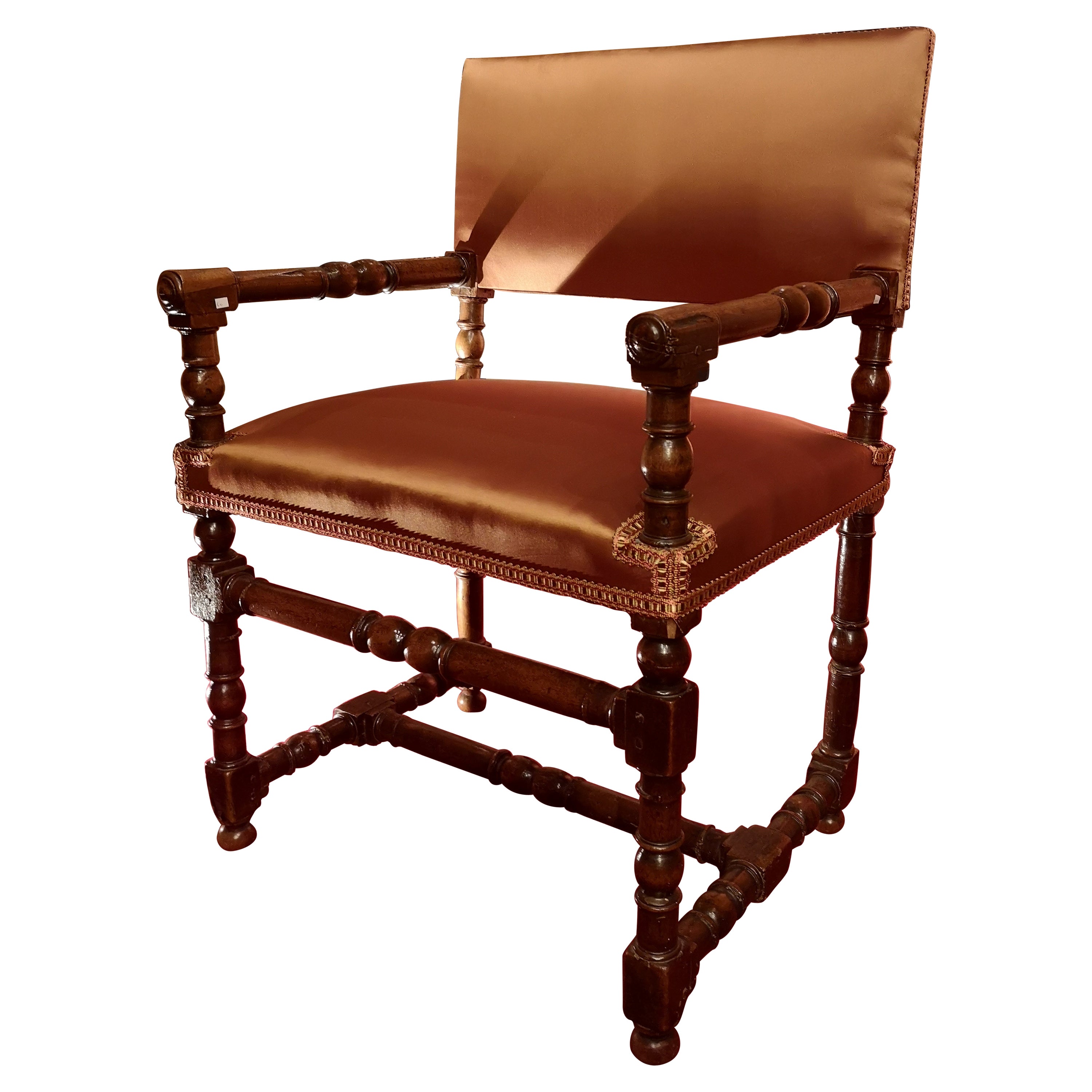 Deux fauteuils Henri IV en vente