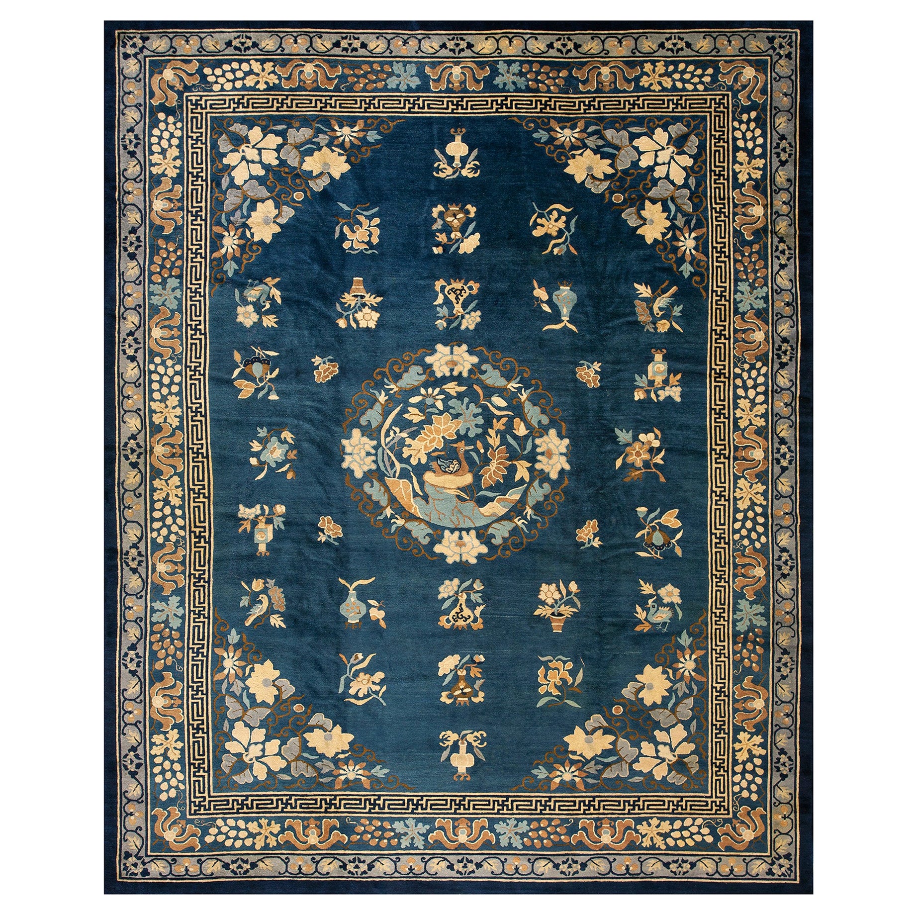 Late 19th Century Chinese Peking Carpet ( 9'2" x 11'5" - 280 x 350 cm )