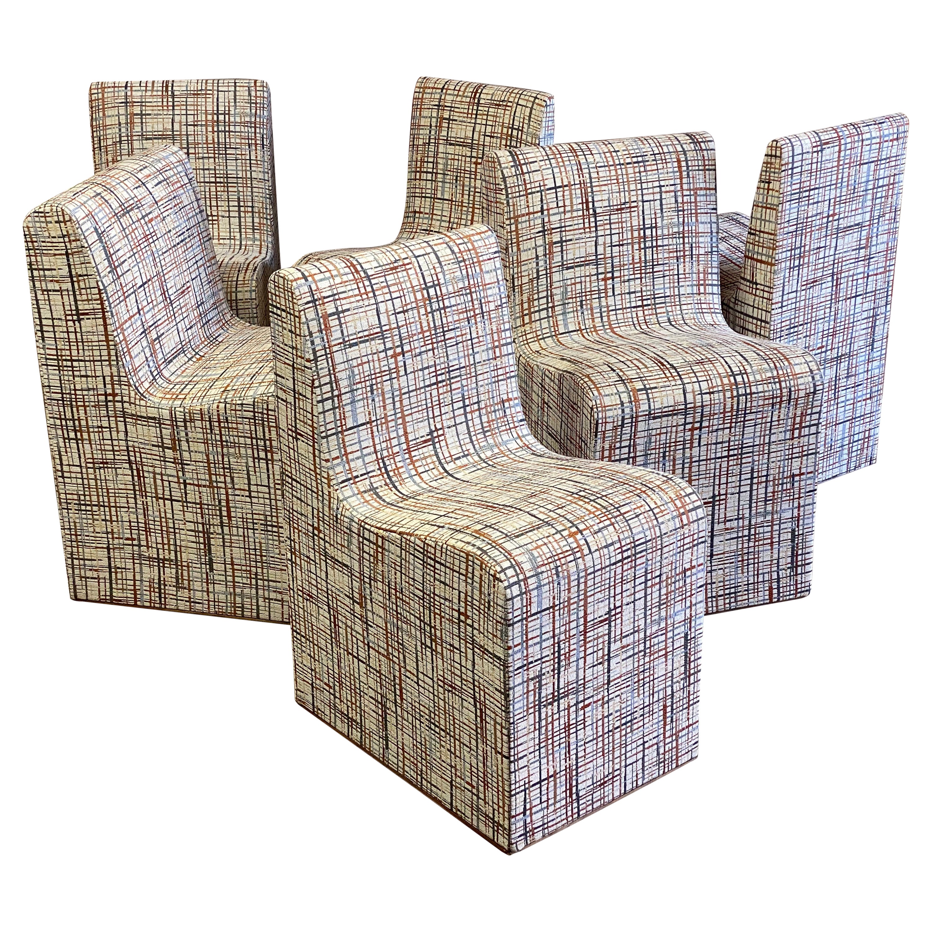 1950s Four in Hand Space Saving Nesting Chairs For Sale