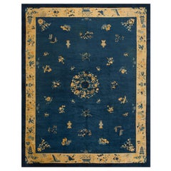 Early 20th Century Chinese Peking Carpet ( 9'1'' x 11'8'' - 277 x 356 )