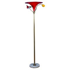 Vintage Arredoluce Rare Floor Lamp Attr. to Angelo Lelli, Italy 1949