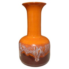 Vintage West German Glazed Ceramic Vase by Jasba