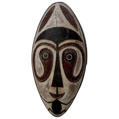 Antique Large African Face Shield