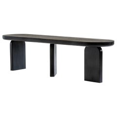 Charred Oak Entry Bench / Dining Bench