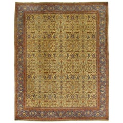 Tapis persan ancien de Tabriz  3,40 m x 4,45 m