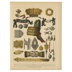 The Costumes of Germany, Bohemia & Austria; Wedding Crowns, Jewellery etc., 1870