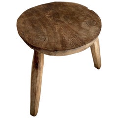 Mesquite Stool from Mexico, Circa 1980´s