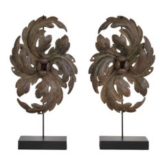 Late 18th Century French Iron Neoclassical Ornaments