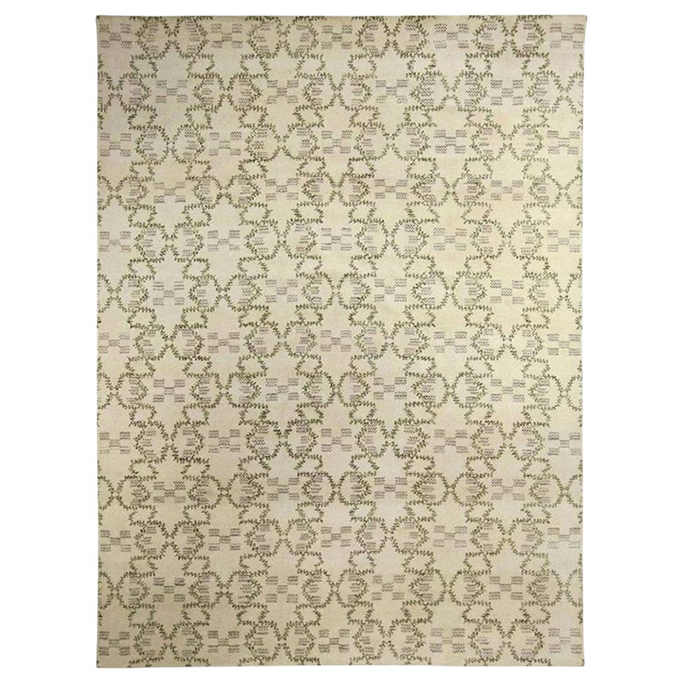 Karesansui Green Round Rug by Matteo Cibic For Sale at 1stDibs