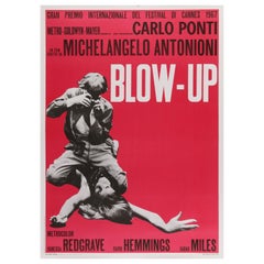 'Blow-Up' Original Vintage Movie Poster, Italian, 1970s