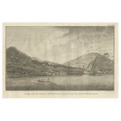 L'accampamento del Capitano Cook in Australia, dove si arenò l'Endeavour, 1803