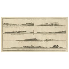 Coastal Views from Captain Cook's Travels, with the Coastline of Hawaii, 1803