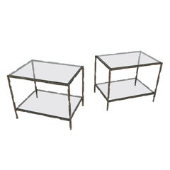 Two Brutalist Side Tables