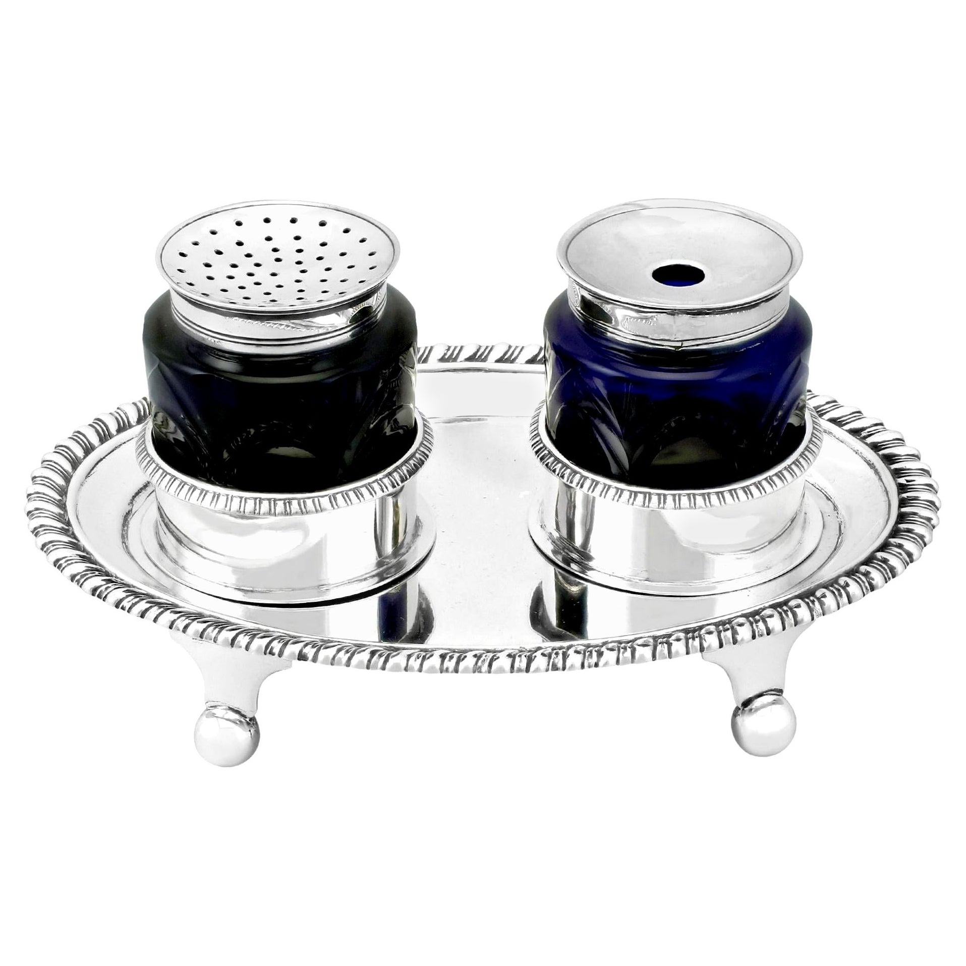 Thomas Wheatley Newcastle Sterling Silver Inkstand