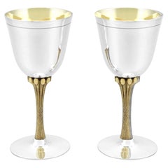 Roberts & Belk Ltd Vintage Sterling Silver Goblets