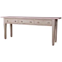 Painted Pine Console Table