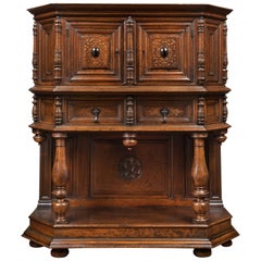Antique Fine French Renaissance Walnut Dresser