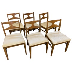 Mid-Century Modern Dining Chairs by Broyhill, Set of 6