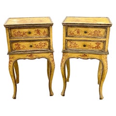 Pair of Italian Chinoiserie Side Tables
