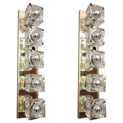 Pair of Cube Sconces / Flush Mounts, 2 Pairs Available