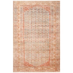 Ancien tapis persan Malayer persan. Taille : 12 pieds 4 po. x 18 pieds 8 po. 