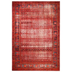 Shabby Chic Antique Persian Malayer Rug. Size: 12 ft 8 in x 19 ft 9 in 
