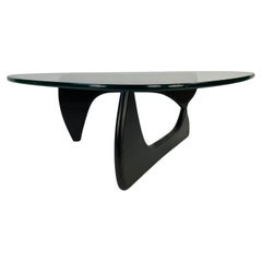 Glass Top Noguchi Style Coffee Table
