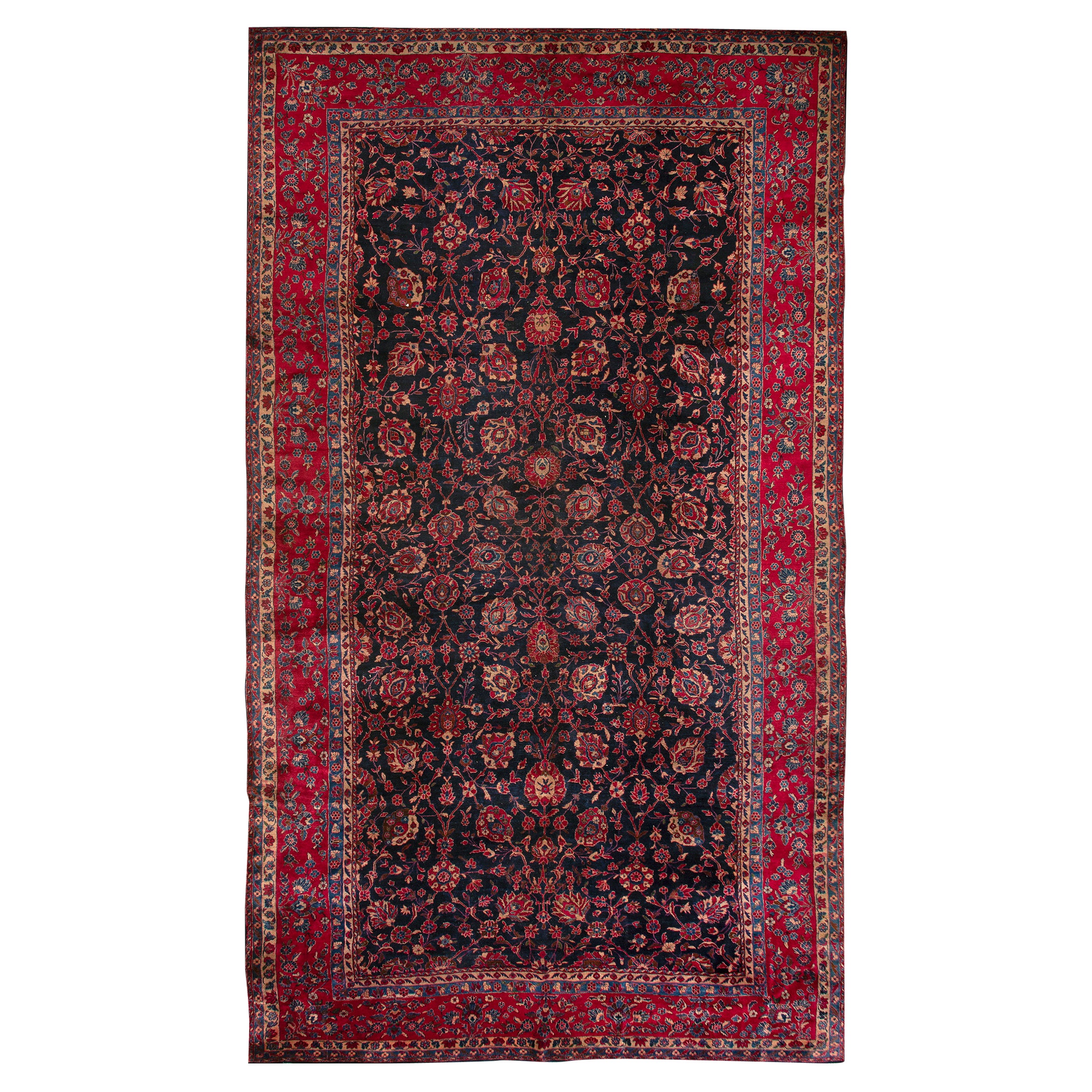 1920s Persian Sarouk Carpet ( 11' x 20' - 335 x 610 )