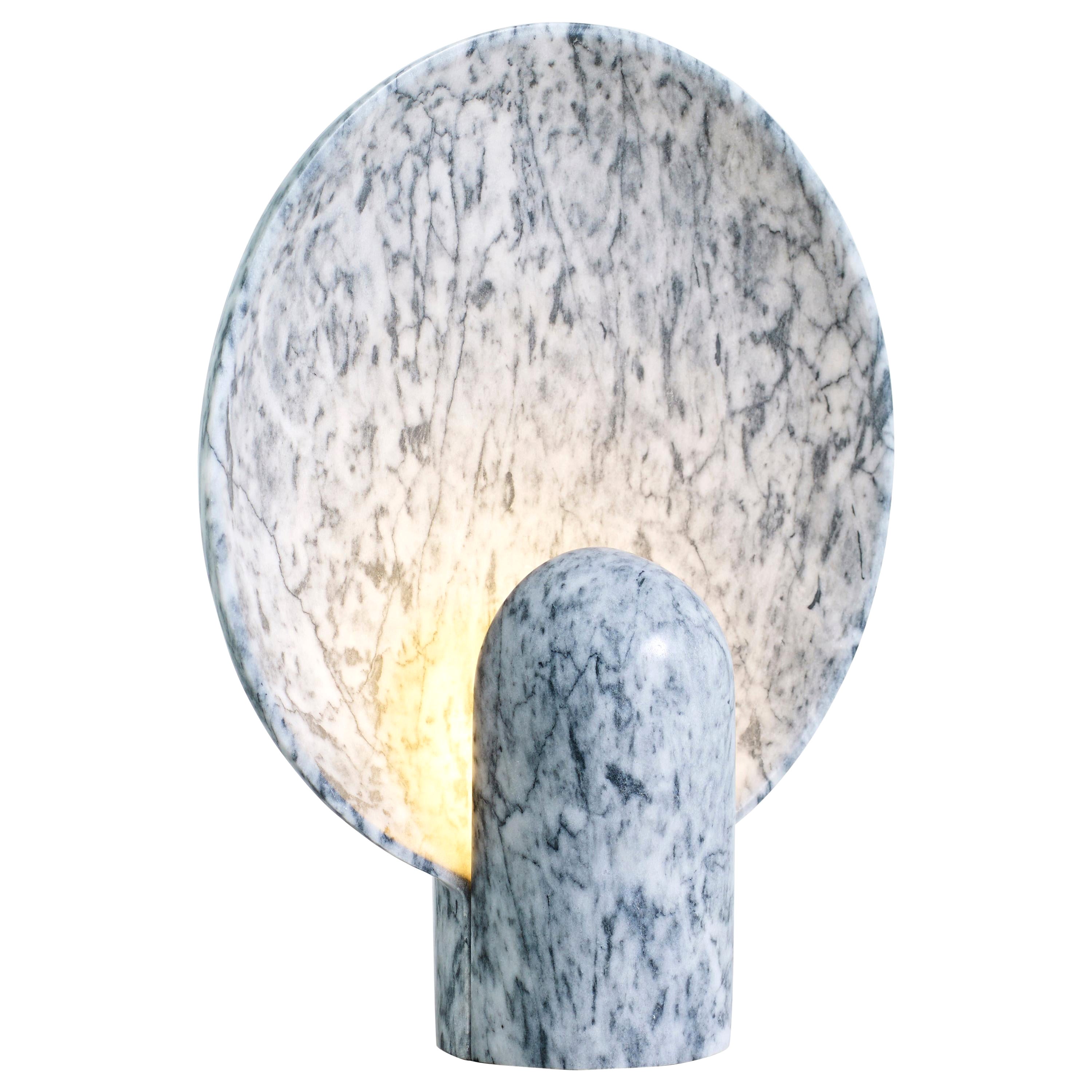 Sculpted Duoro Marble Lamp by Henry Wilson