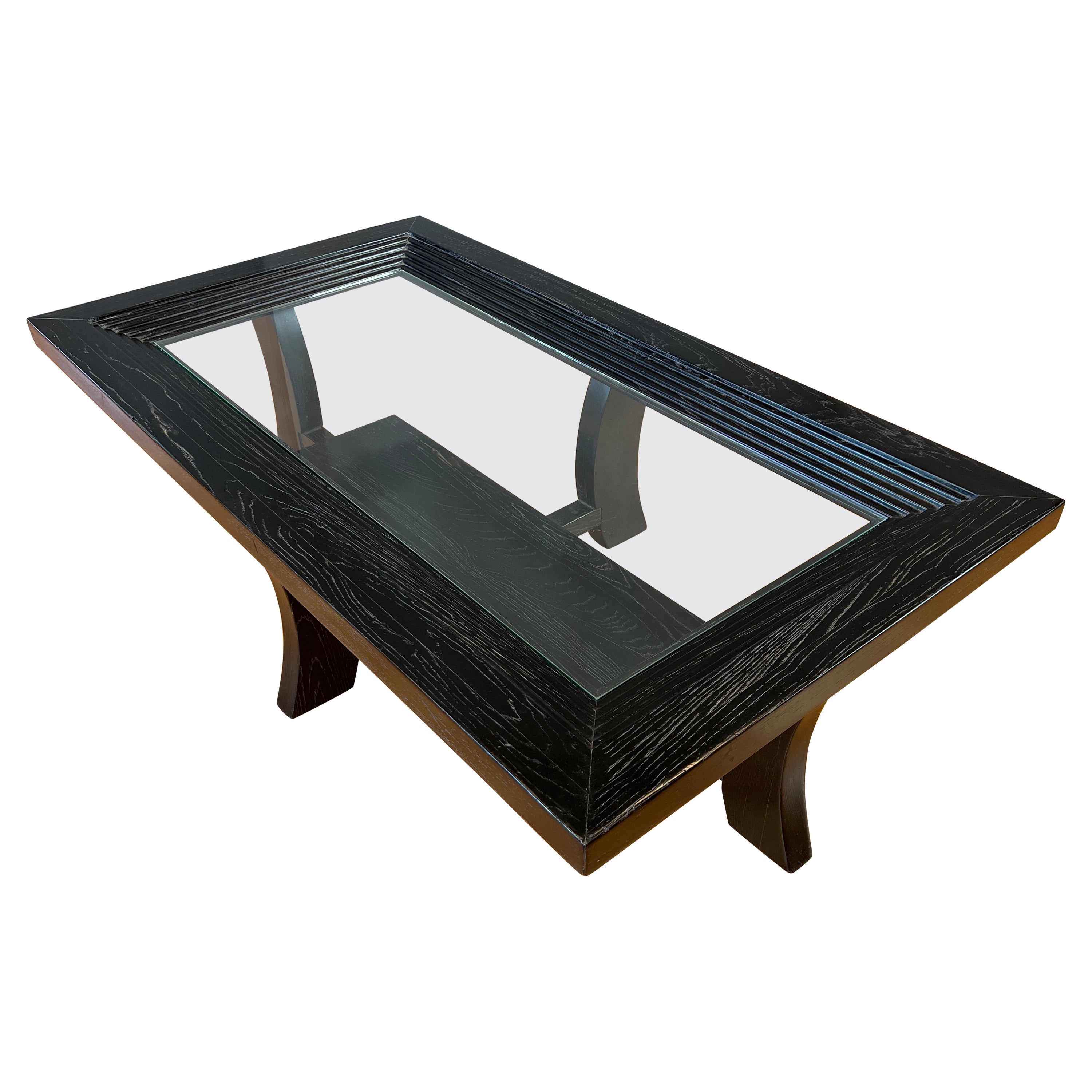 Paul Frankl Designed Stepped Coffee Table for Brown Saltman For Sale