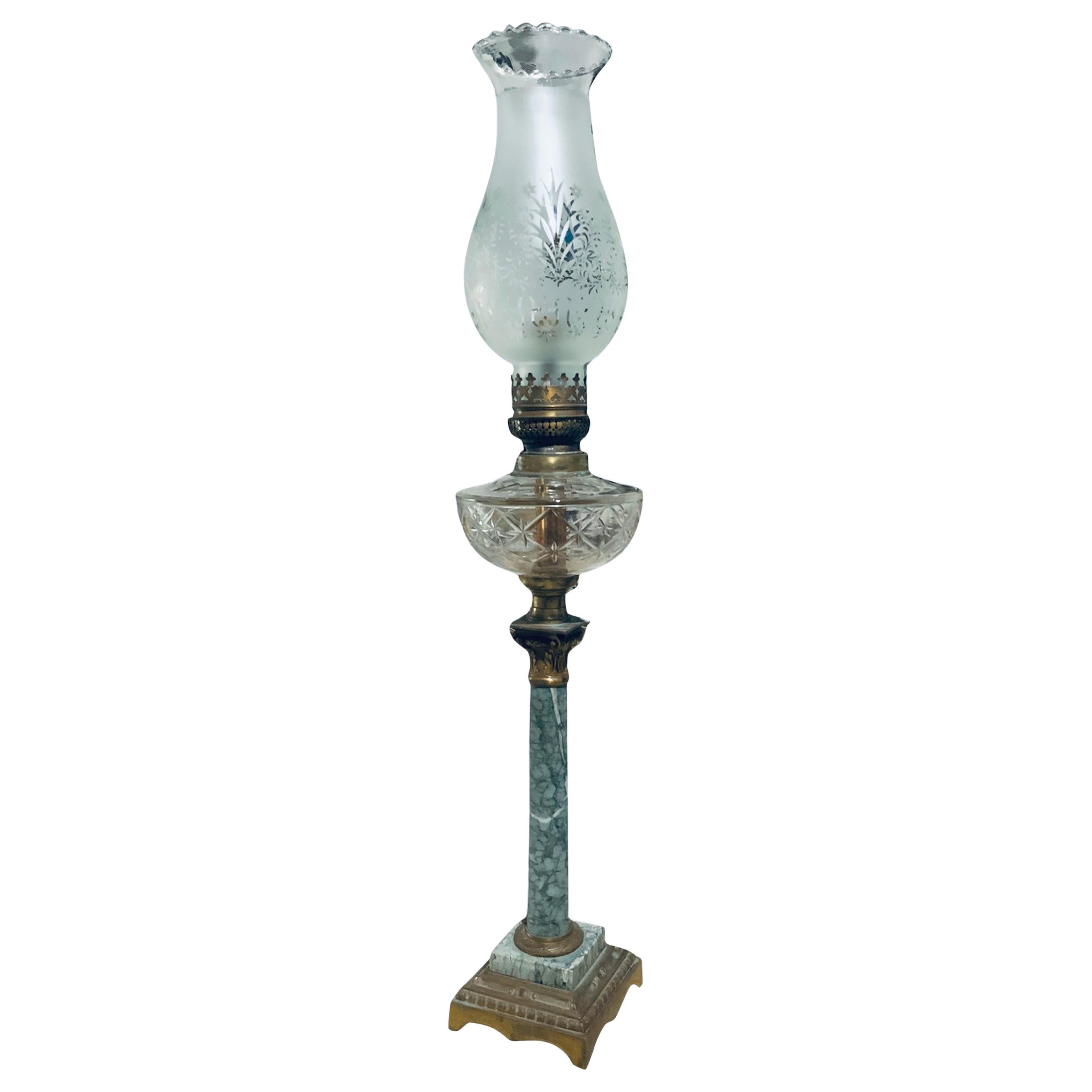 Neoclassical Column Lamp For Sale