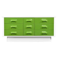 Raymond Loewy Inspired Green Chapter One Triple Dresser by Broyhill Premier