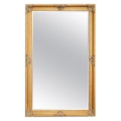 Huge French Giltwood Antique Style Wall Mirror That Defines a Room