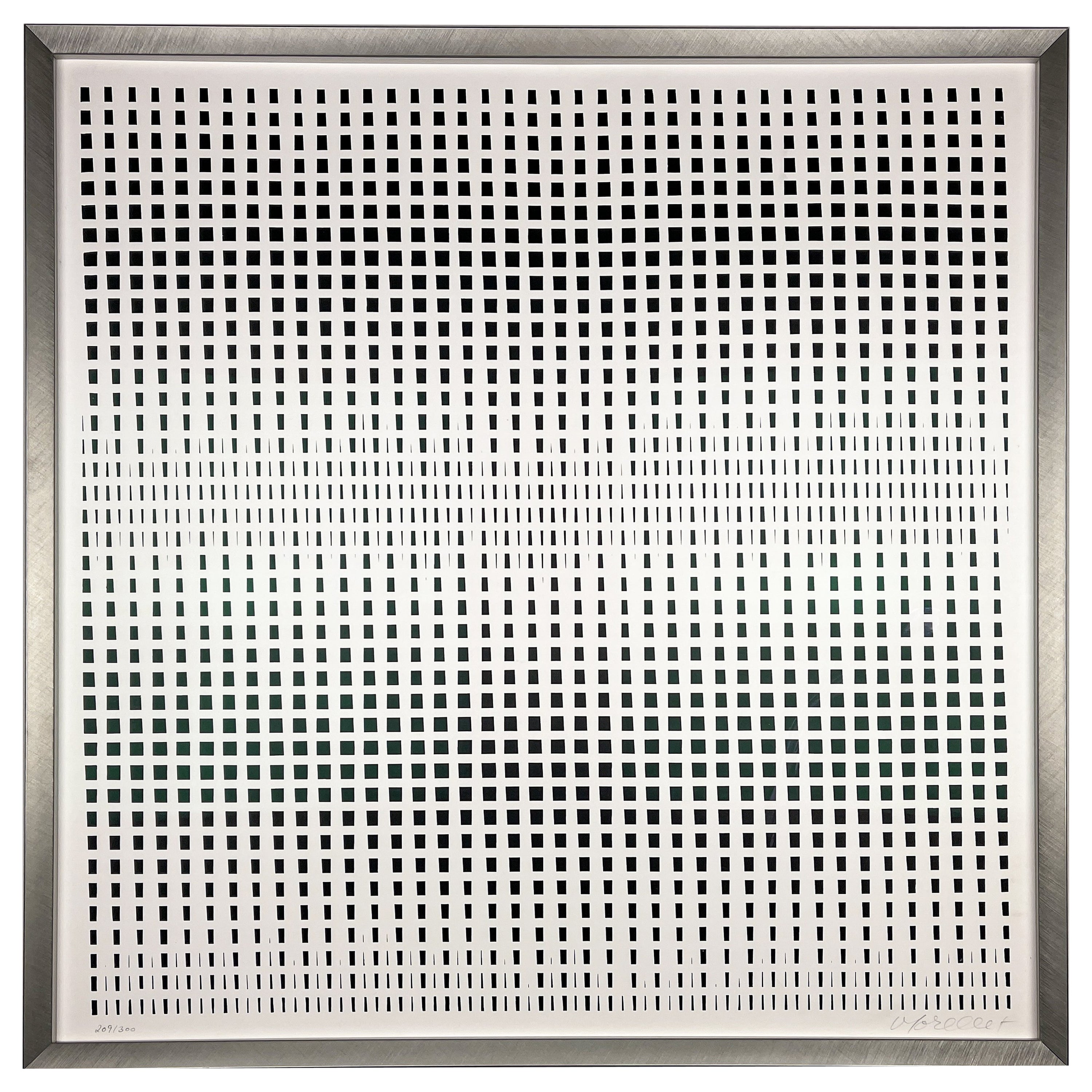 Artist 
François Morellet (Cholet 1926 – Cholet 2016) was a French painter, sculptor, and light artist. His early work prefigured minimal art and conceptual art, and he played a prominent role in the development of geometrical abstract