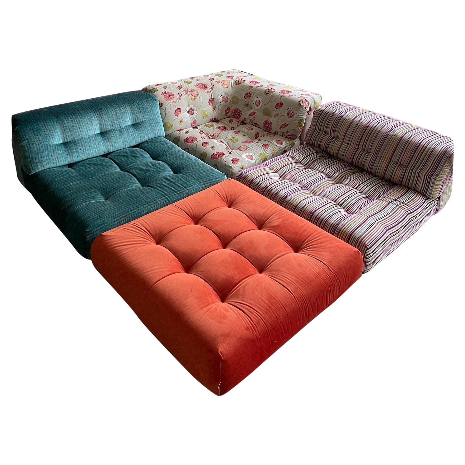 Mah Jong Sofa, by Hans Hopfer, Edited by Roche Bobois