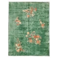 Mehraban Vintage Art Deco Chinese Rug