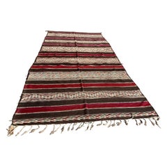 Moroccan Vintage Tribal Kilim Rug Textile North Africa
