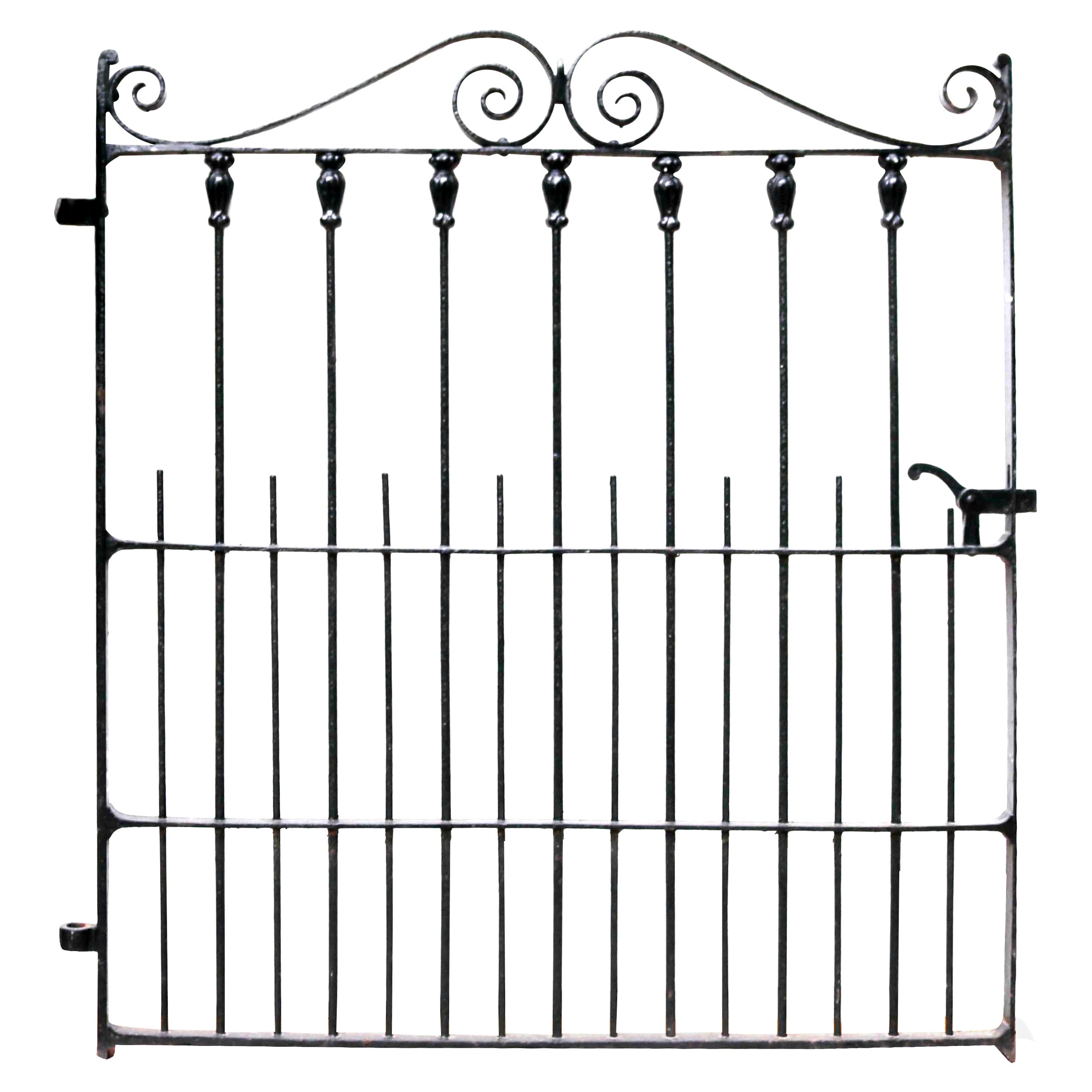 Victorian Wrought Iron Pedestrian Garden Gate