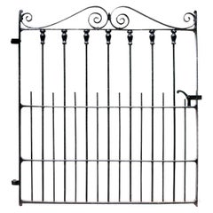 Victorian Wrought Iron Pedestrian Garden Gate