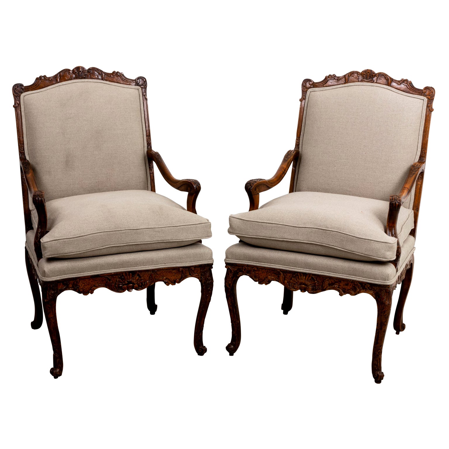 Pair of Early 19th Century French Chairs For Sale