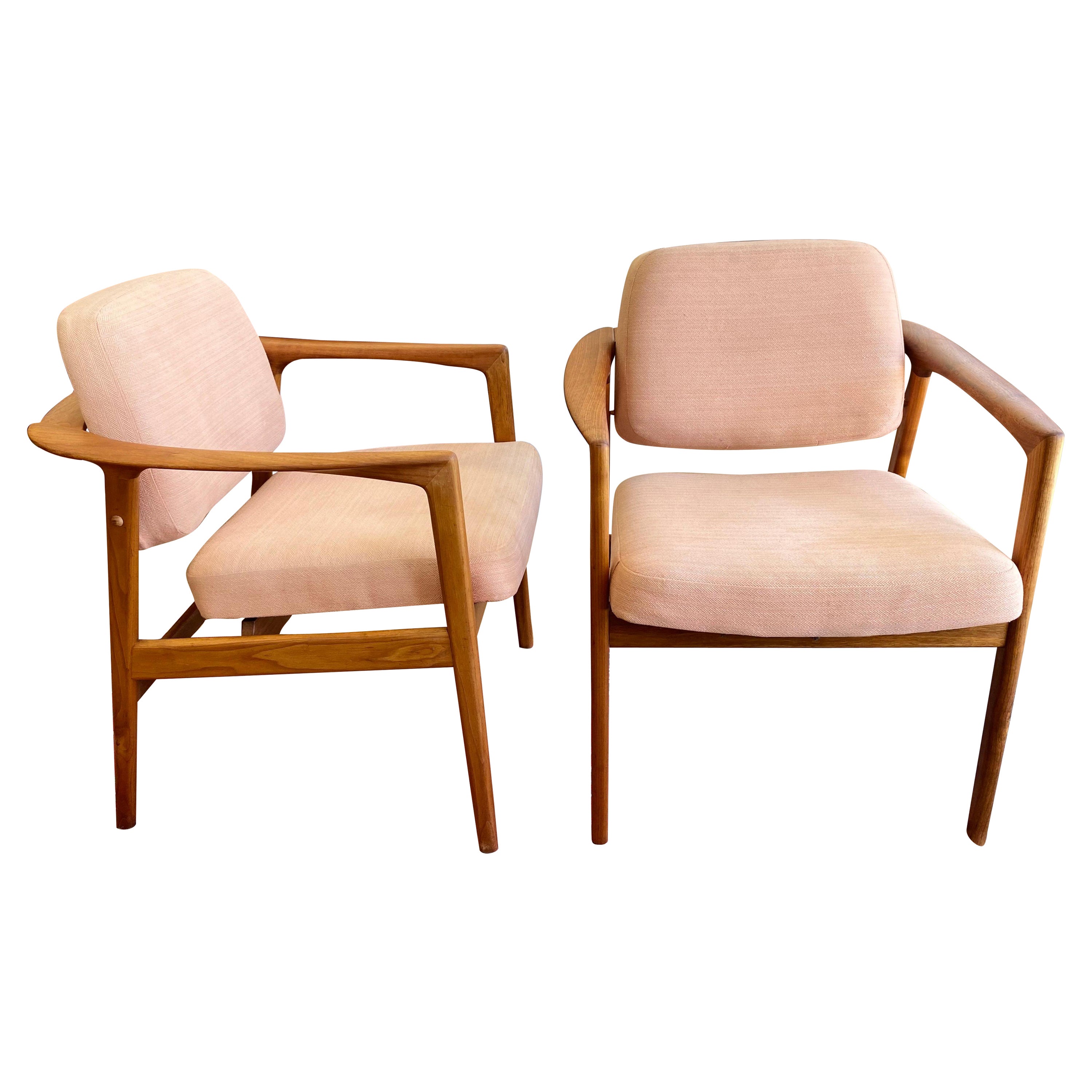 Mid-Century Modern Side Chairs by DUX